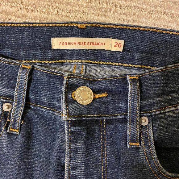 Levi’s High Rise Straight Leg Jeans - Picture 4 of 6